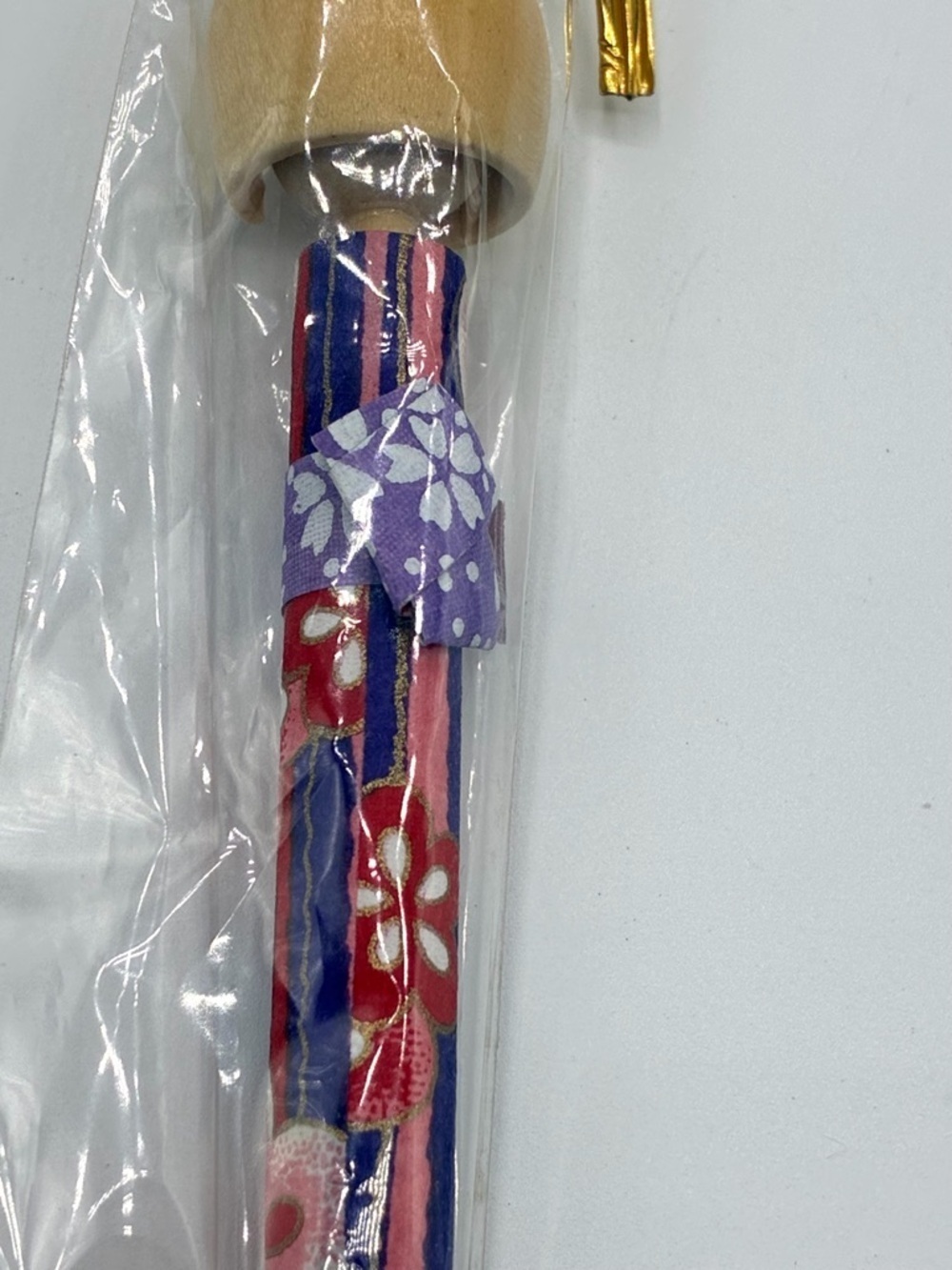 Vintage Kokeshi Doll Pen -Ink Dried- Japanese Wooden MCM Desk Collectible - Picture 7 of 8